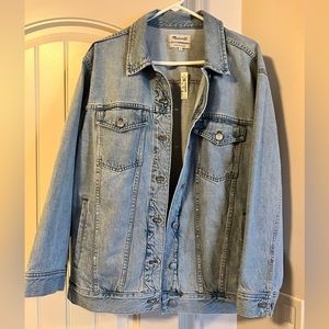 Madewell oversized trucker jacket